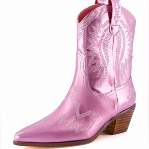 CUSHIONAIRE Women's Leon Western boot +Memory Foam Size 9 1/2 Medium width NWOT